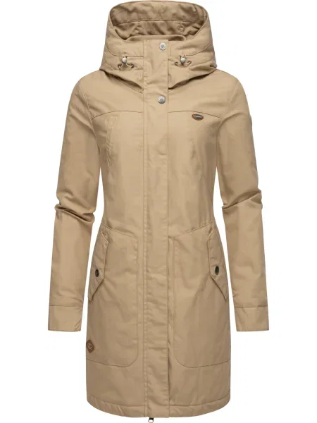 Ragwear Palton funcțională Jannisa taupe gri
