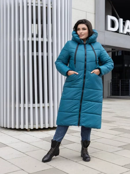 Зимова куртка UVENTUM бірюзовий