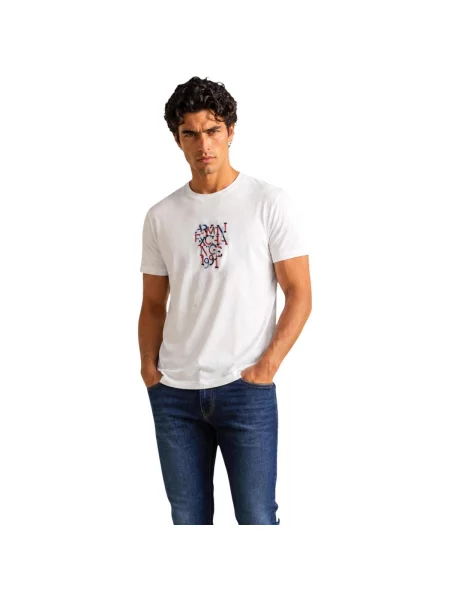 Tricou Eax alb