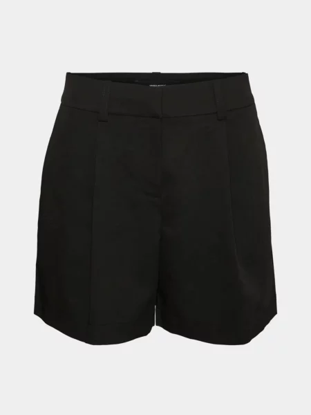 Шорти Vero Moda поліестер/віскоза чорний
