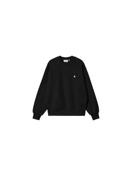 Carhartt WIP bluza Casey Sweatshirt z aplikacją czarny
