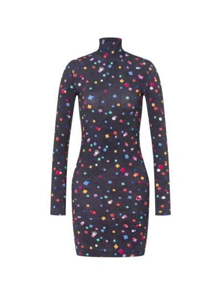 Scurt rochie Love Moschino din jerseu gri
