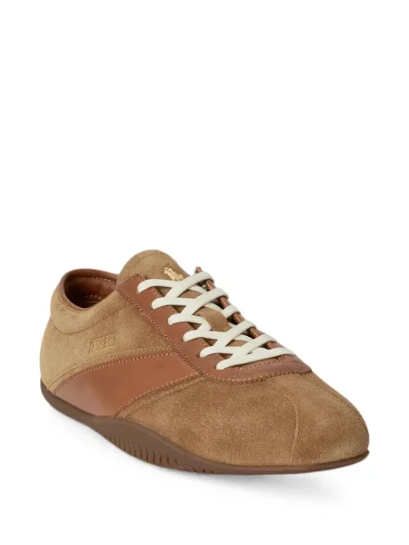 Τένις sneakers Polo Ralph Lauren με αυτόγραφο tweed μαύρο