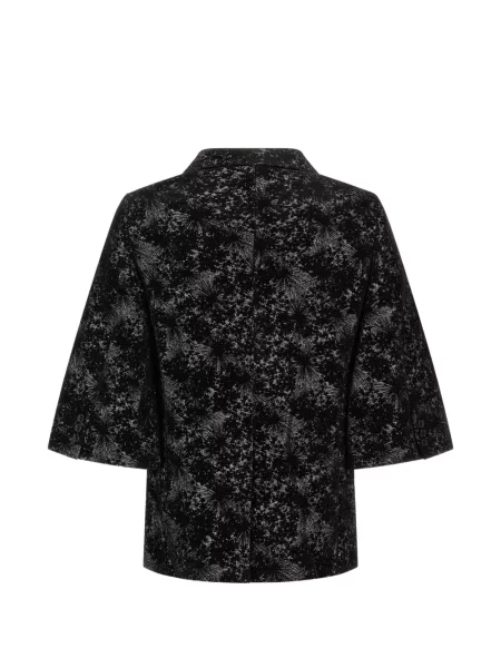 Блейзър Comme Des Garçons Homme Plus с абстрактен десен черно