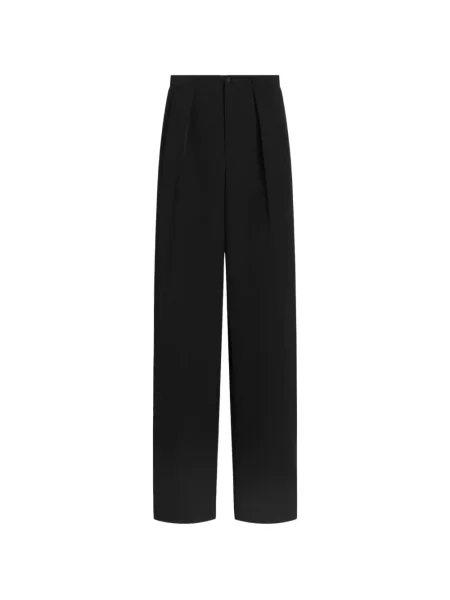 Pantaloni Dolce & Gabbana de lână negru