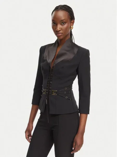 Elisabetta Franchi Sacou negru