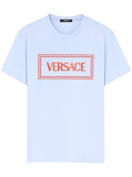 Tricou Versace cu imagine albastru