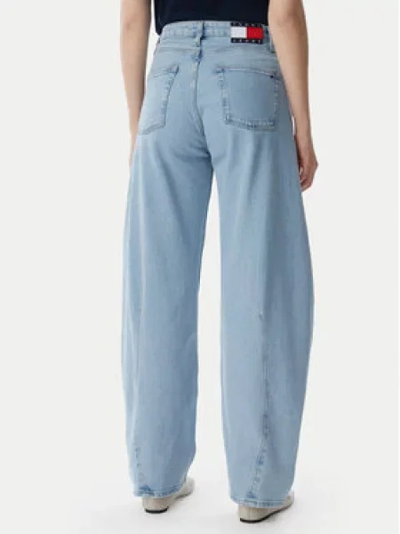 Tommy Jeans Džinsai Ella Barrel Fit mėlyna