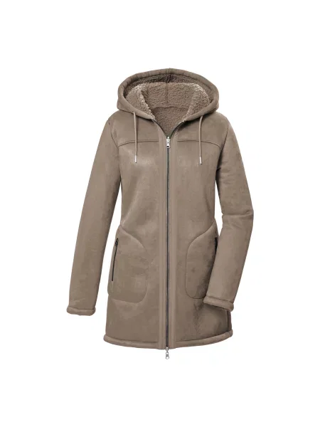 Parka z kapturem Killtec GW 63 biała