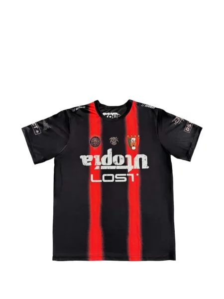 Tricou Travis Scott cu decolteu rotund negru