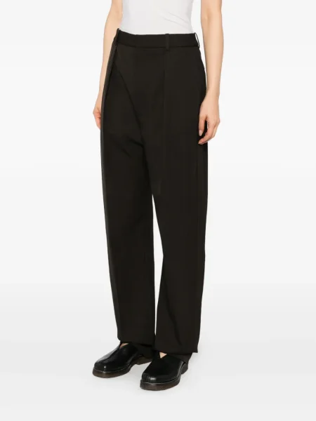 Pantaloni Lemaire plisate maro