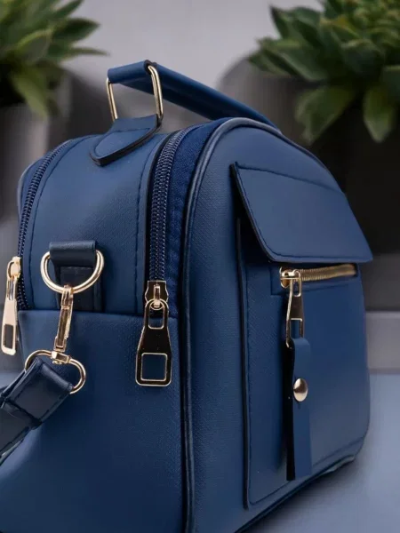 Geantă Dewberry albastru închis