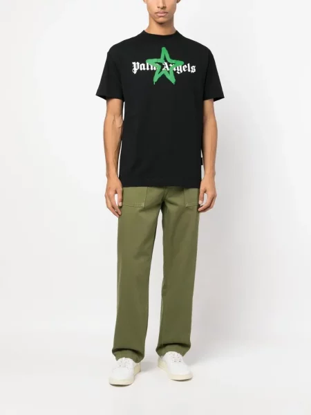 Μπλούζα Palm Angels με σχέδιο μαύρο