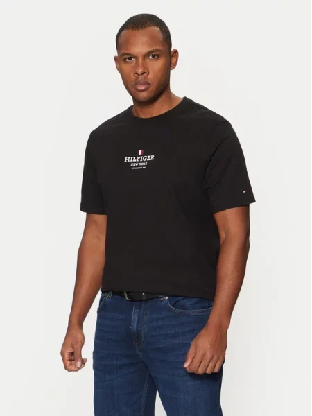 Tričko Tommy Hilfiger černé