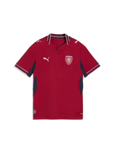 PUMA Młodzieżowa koszulka domowa reprezentacji Czech Akcesoria czerwony