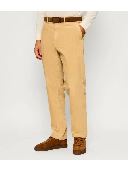 Tommy Hilfiger Pantaloni chino Dover | catifea reiată bej