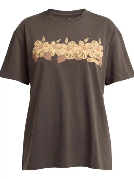 BILLABONG Tricou Hello Sundown ecru / maro negru