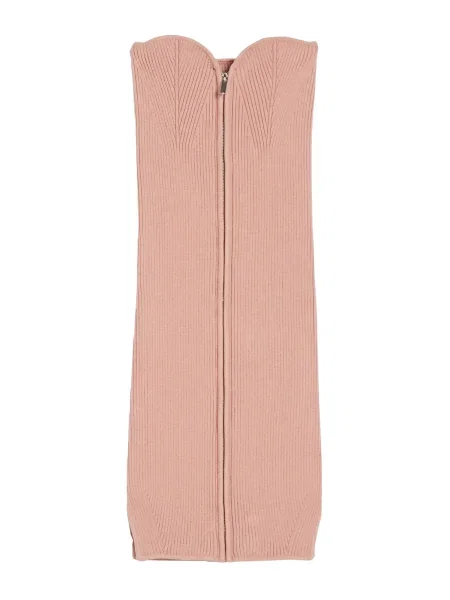 Bershka Rochie tricotat pastel roz
