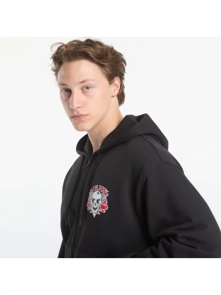 Hanorac cu fermoar Vans negru