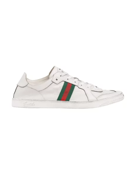 Sneakersy Gucci skórzane białe