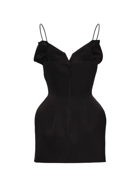 Rochie mini Magda Butrym cu decolteu în V negru