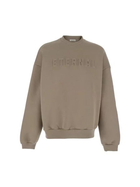 Bluza Fear Of God z logo beżowa