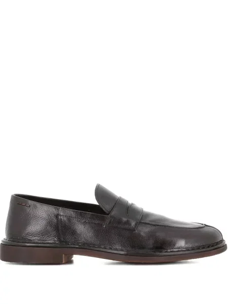 Pantofi loafer Alexander Hotto din piele maro