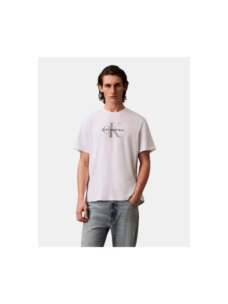 Tričko Calvin Klein Jeans bílé