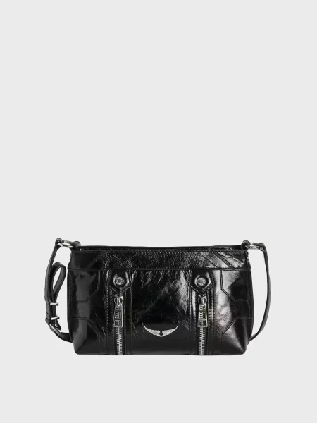 Кожаная сумка Zadig&voltaire черная