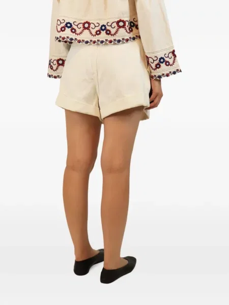 Pantaloni scurți Zimmermann cu talie înaltă