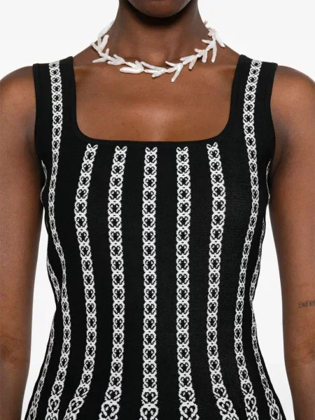Rochie mini Maje tricotate de costum negru