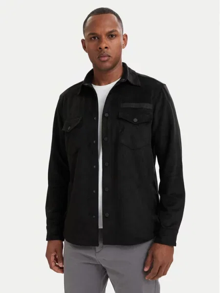 HUGO Cămașă Ekel Oversize negru