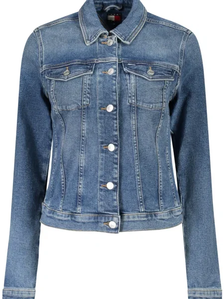 Дънково яке Tommy Jeans преходен модел синьо