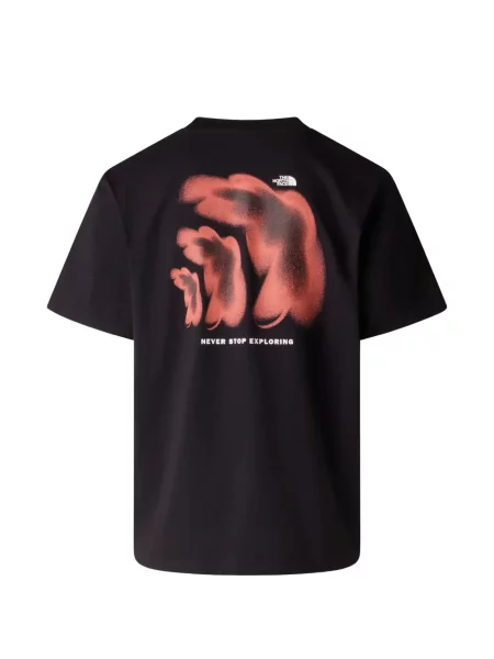 Tricou The North Face cu imagine negru