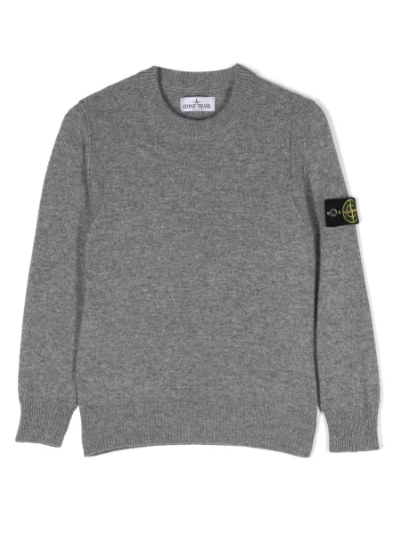 Sweter dziecięcy Stone Island szary