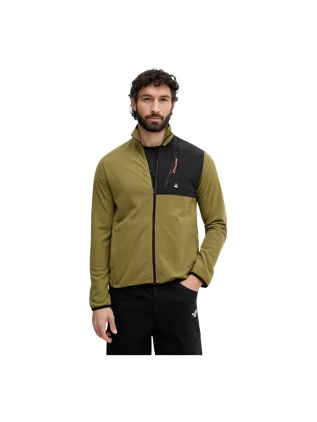 Bluza polarowa Benetton polarowa zielona