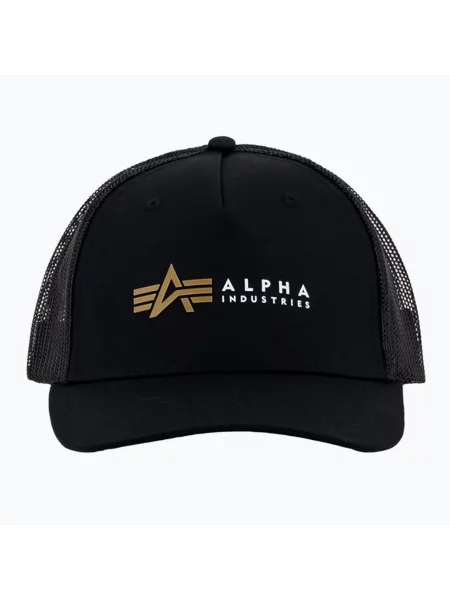 Alpha Industries Kšiltovka Label černá