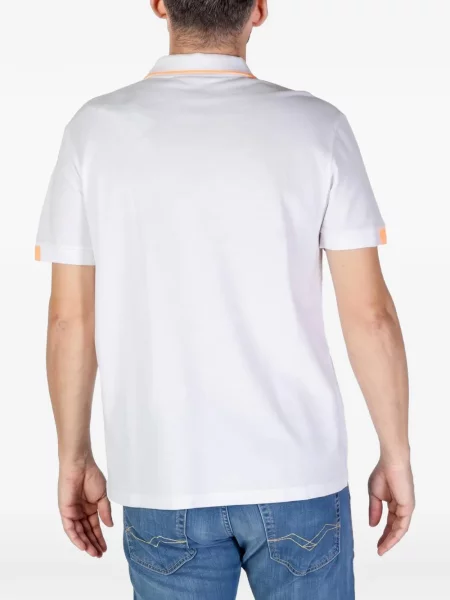 Polo Refrigiwear με αυτόγραφο λευκό