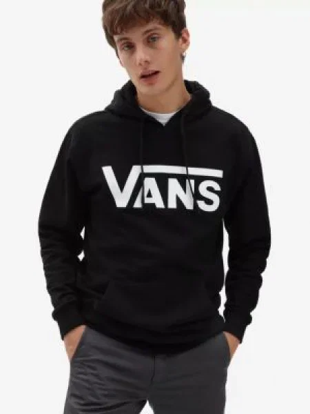 Klasszikus melegítő felső Vans fekete