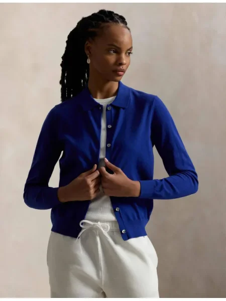 POLO RALPH LAUREN Cardigan albastru