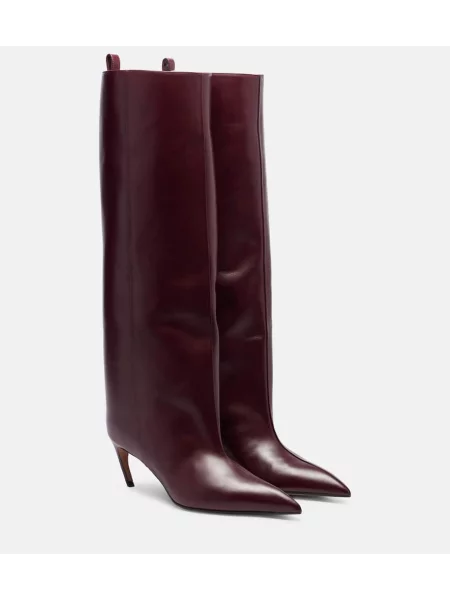 Usnjene škornji The Attico bordo