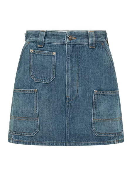 Mała mały spódnica mini Givenchy niebieska