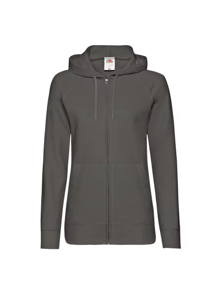 Суичър с качулка Fruit Of The Loom сиво