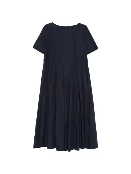 Sukienka midi Apuntob plisowana garniturowa niebieska