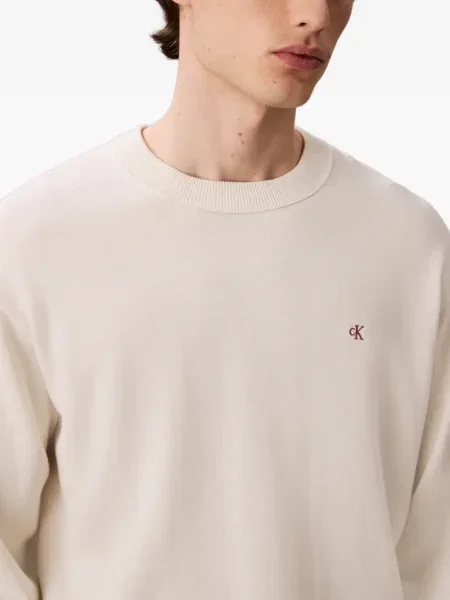 Пуловер Calvin Klein с кръгло деколте
