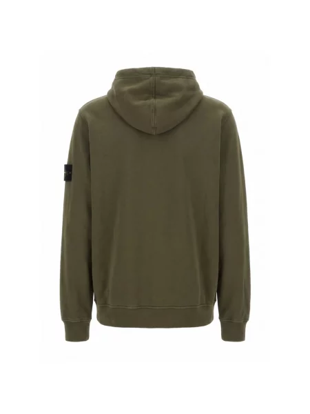 Bluza rozpinana Stone Island z kamieniami zielona