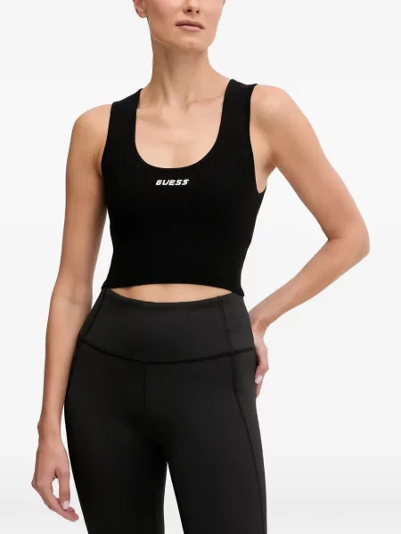 Top Guess cu autograf negru