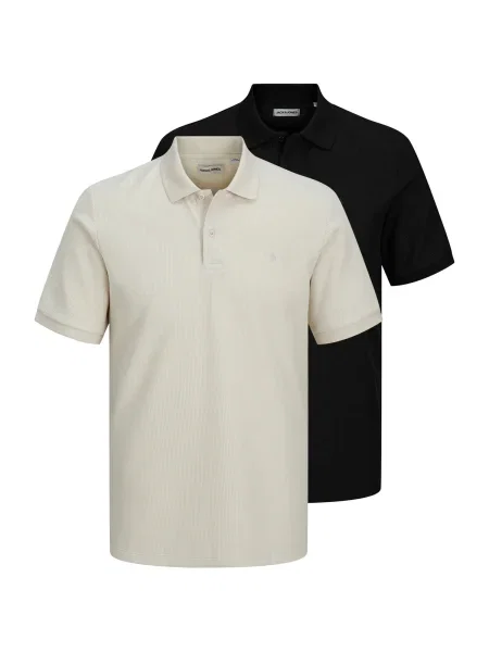 Jack & Jones Plus Majica JJEAUSTIN nude črna