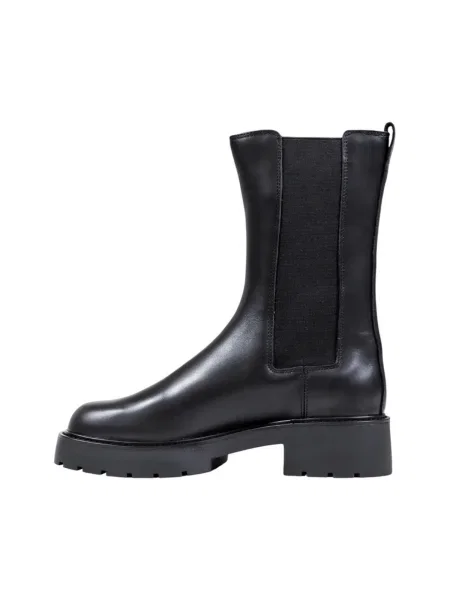 Calvin Klein Členková obuv s elastickým prvkom Chunky High Chelsea čierna