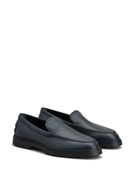 Kožené loafers Tod's modré